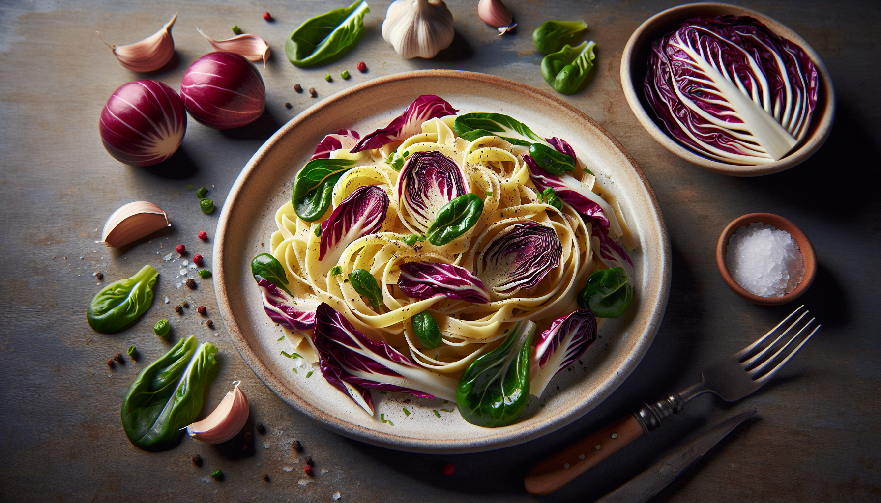 Pasta radicchio